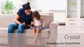  Presentation with abuse - Colorful PPT layouts enhanced with child-trafficking-and-abuse-concept backdrop and a mint green colored foreground