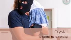  Presentation with abuse - PPT theme consisting of child-trafficking-and-abuse-concept background and a  colored foreground