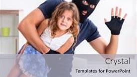  Presentation with abuse child - PPT theme having child-trafficking-and-abuse-concept background and a  colored foreground