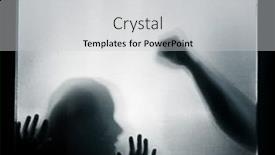  Presentation with violence child - Slides with child-violence-and-abused-concept background and a light gray colored foreground