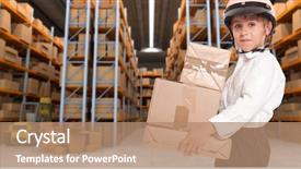  Presentation with child welfate - Audience pleasing PPT layouts consisting of child wearing a motorbike helmet backdrop and a coral colored foreground