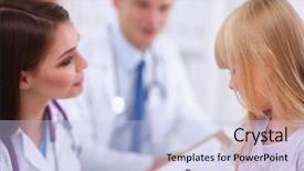  Presentation with metabolic syndrome doctor examining - PPT theme having child with stethoscope at surgery background and a  colored foreground