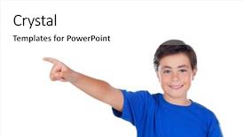  Presentation with medical evaluation of 5 years old boy - Theme with child with ten years old background and a white colored foreground