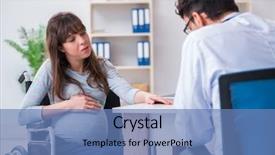  Presentation with doctor visiting family - Cool new slides with childbirth - pregnant woman visiting doctor backdrop and a teal colored foreground