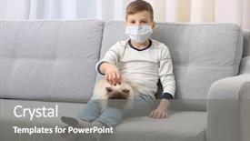  Presentation with allergy - Beautiful PPT layouts featuring childhood asthma - animal allergy concept cute little backdrop and a gray colored foreground