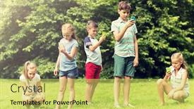  Presentation with internet addiction - Cool new slide set with childhood-augmented-reality-internet-addiction backdrop and a yellow colored foreground