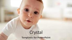  Presentation with emotions - Amazing slide set having childhood babyhood emotions and people concept - close up of happy little baby boy or girl at home backdrop and a lemonade colored foreground