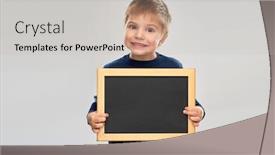  Presentation with chalk board - Audience pleasing presentation theme consisting of hispanic children concepts blackboard - childhood education school advertisement backdrop and a soft green colored foreground