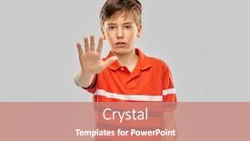  Presentation with polo - PPT layouts featuring childhood-fashion-and-people-concept background and a coral colored foreground