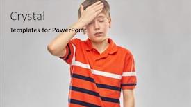  Presentation with polo - Beautiful theme featuring childhood-fashion-and-people-concept backdrop and a soft green colored foreground