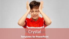  Presentation with red grey - Presentation consisting of childhood-fashion-and-people-concept background and a coral colored foreground