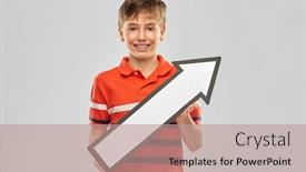  Presentation with red white grey - Cool new slide set with childhood-fashion-and-people-concept backdrop and a coral colored foreground