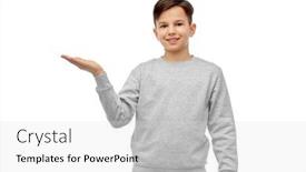  Presentation with childhood - PPT layouts enhanced with childhood-fashion-and-people-concept background and a light gray colored foreground