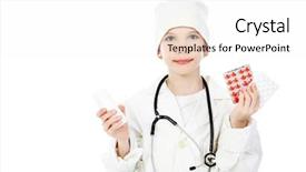  Presentation with immunization - Cool new PPT theme with childhood immunization - shot of a little boy backdrop and a white colored foreground