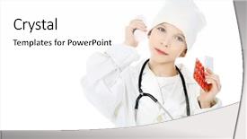  Presentation with immunization - Cool new presentation theme with childhood immunization - shot of a little boy backdrop and a white colored foreground