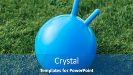  Presentation with childhood - Presentation theme with childhood-leisure-and-toys-concept background and a teal colored foreground