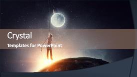  Presentation with childish - Slides consisting of childish sweet dreams mixed media background and a coral colored foreground