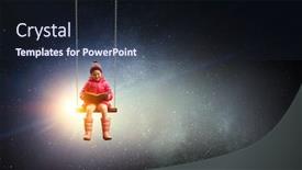  Presentation with childish - Beautiful presentation design featuring childish sweet dreams mixed media backdrop and a wine colored foreground