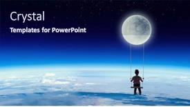  Presentation with childish - Amazing slide set having childish sweet dreams mixed media backdrop and a navy blue colored foreground