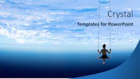  Presentation with childish - PPT layouts with childish-sweet-dreams-mixed-media background and a light blue colored foreground