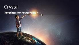  Presentation with childish - Audience pleasing presentation theme consisting of childish-sweet-dreams-mixed-media backdrop and a wine colored foreground