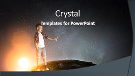  Presentation with childish - Beautiful presentation design featuring childish-sweet-dreams-mixed-media backdrop and a dark gray colored foreground