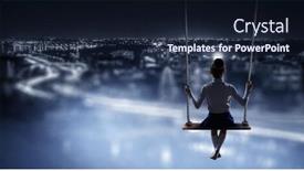  Presentation with childish - Beautiful PPT theme featuring childish-sweet-dreams-mixed-media backdrop and a wine colored foreground