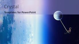  Presentation with childish - Presentation design with childish-sweet-dreams-mixed-media background and a light blue colored foreground