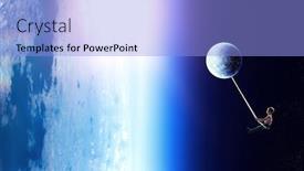  Presentation with childish - PPT theme enhanced with childish-sweet-dreams-mixed-media background and a light blue colored foreground