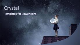  Presentation with childish - Colorful PPT layouts enhanced with childish-sweet-dreams-mixed-media backdrop and a wine colored foreground