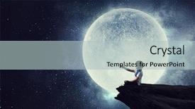  Presentation with childish - Slide set with childish sweet dreams mixed media background and a light blue colored foreground