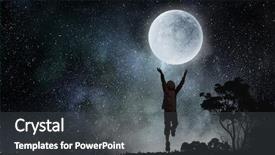  Presentation with childish - Slide deck enhanced with childish sweet dreams background and a dark gray colored foreground