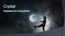  Presentation with childish - Slides enhanced with childish sweet dreams background and a wine colored foreground