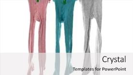  Presentation with laundry - Amazing presentation having children's tights on laundry backdrop and a white colored foreground