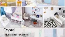  Presentation with ideas - Beautiful slide set featuring ergonomics children - ideas for child's room interior backdrop and a light gray colored foreground