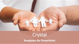  Presentation with relationships - Colorful PPT layouts enhanced with save children - love and relationships concept backdrop and a coral colored foreground