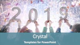  Presentation with new season - Beautiful theme featuring children - new year holiday parents backdrop and a teal colored foreground