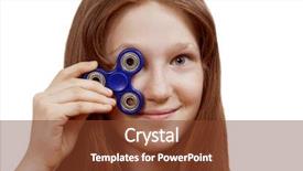  Presentation with adhd - Presentation theme enhanced with children adhd - cheerful girl a schoolgirl holds background and a tawny brown colored foreground