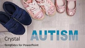  Presentation with autism children - Audience pleasing PPT layouts consisting of children autism concept colorful kids backdrop and a light gray colored foreground