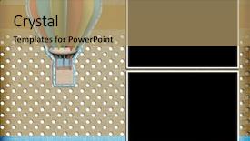  Presentation with baptism - PPT layouts consisting of children baptism - decorative template with photo frames background and a coral colored foreground