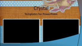  Presentation with baptism - Cool new PPT theme with children baptism - decorative template with photo frames backdrop and a red colored foreground