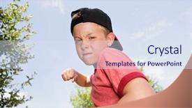  Presentation with bully - Presentation enhanced with children behavior - bully background and a sky blue colored foreground