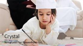  Presentation with children reading - Beautiful presentation theme featuring children carpet reading - happy kid working on homework backdrop and a mint green colored foreground