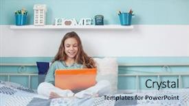  Presentation with medical evaluation of 5 years old boy - Amazing PPT layouts having children case study - 8 years old child having backdrop and a light blue colored foreground