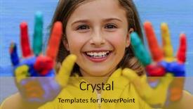  Presentation with filipino child playing - Audience pleasing presentation consisting of children creativity - creative child - playing backdrop and a  colored foreground