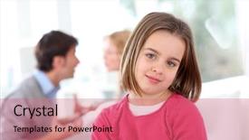  Presentation with divorce - Amazing theme having portrait of upset child backdrop and a coral colored foreground