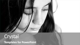  Presentation with piano black white - Cool new presentation theme with children drama - black and white portrait backdrop and a gray colored foreground