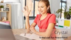  Presentation with children education - Colorful slide deck enhanced with children-education-and-e-learning backdrop and a coral colored foreground