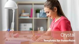  Presentation with children and social learning - Cool new presentation with children-education-and-learning-concept backdrop and a coral colored foreground