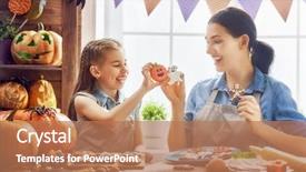  Presentation with child in a hindu home - Audience pleasing slides consisting of children fayre - mother and her daughter having backdrop and a  colored foreground